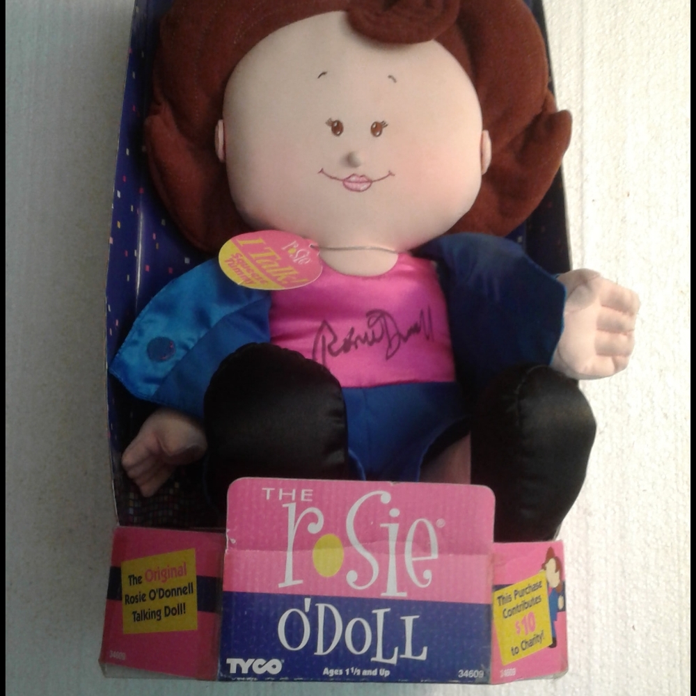 Signed Rosie O'Donnell talking doll